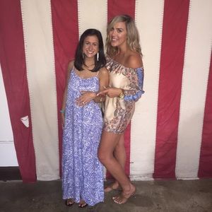 Off the shoulder Fabrik romper